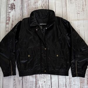 Vintage edelweiss Black Ski & Snow Jacket